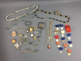 Group of miscellaneous jewelry and more