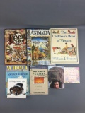 Group of 9 books