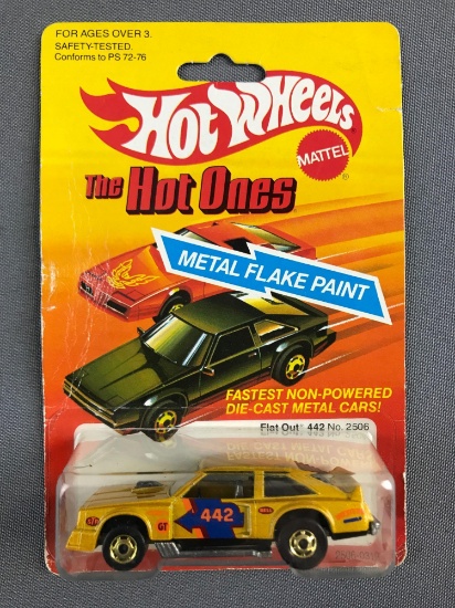 Vintage Hot Wheels Flat Out 442 Die Cast Car in Original Packaging