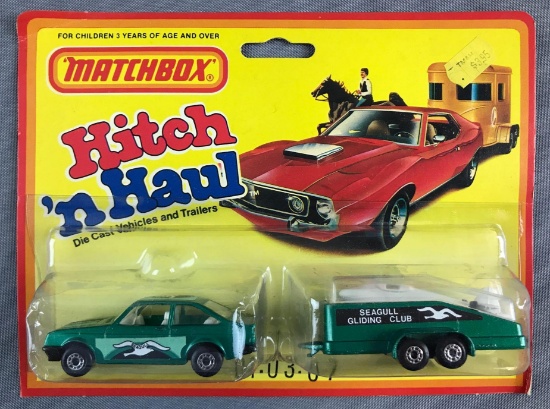 Vintage Matchbox Lesney Hitch n Haul Die Cast Toy Car in Original Packaging