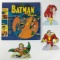 Vintage 1966 Batman and Robin Album and 1977 DC Super Heroes Die-Cuts