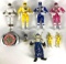 Group of Mighty Morphin Power Rangers Action Figures