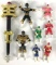 Group of Mighty Morphin Zeo Rangers and Space Power Ranger Action Figures