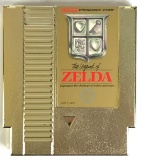 Vintage Legend of Zelda Nintendo Entertainment System Game Cartridge with Manuel and Sleeve
