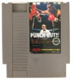 Vintage Punch-Out Nintendo Entertainment System Game Cartridge with Sleeve