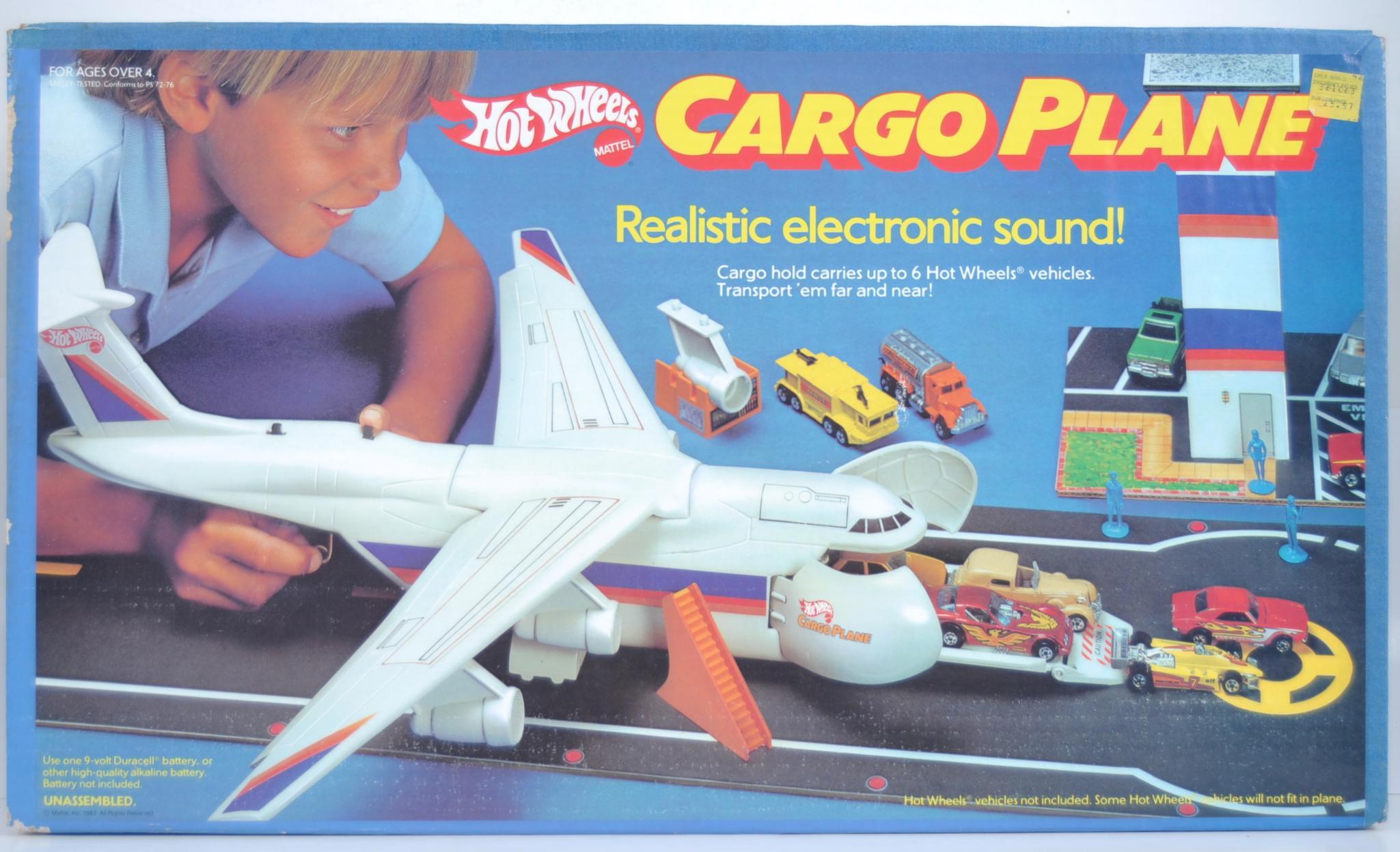 Hot Wheels Cargo Plane Playset in Original Box | Proxibid