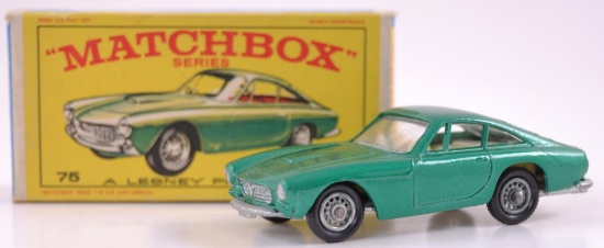 Matchbox No. 75 Ferrari Berinetta Die-Cast Car with Original Box
