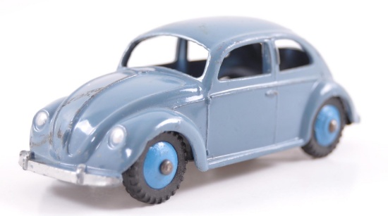 Vintage Dinky Toys Blue Volkswagen Beetle Die-Cast Car