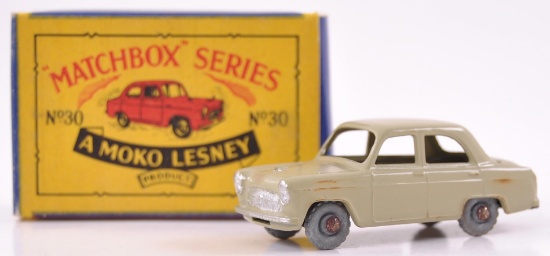 Matchbox No. 30 Ford Prefect Die-Cast Car with Original Box