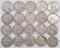 Lot of (20) Franklin Silver Half Dollars.