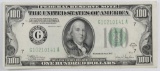 1934-C $100 Federal Reserve Note.