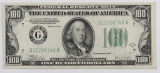 1934-C $100 Federal Reserve Note.