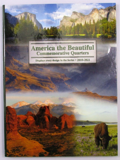America the Beautiful Commemorative Quarters Album containing (25) Colorized Quarters.