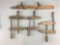 Group of 4 Antique Wooden Clamps