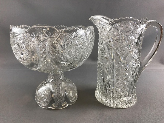Group of Pressed Glass items