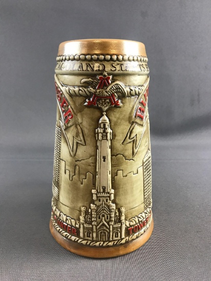 Vintage Budweiser Chicago Beer Stein