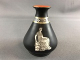 Vintage Royal Bayreuth Corinthian Black vase