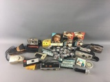 Group of Vintage Cameras and Flash cubes