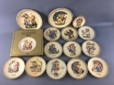 Group of 14 Vintage Hummel Annual Plates and more