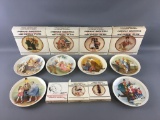 Group of 13 Vintage Norman Rockwell Plates