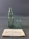 Group of 2 Antique Bottles