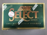 Score select premier edition 1993 MLB cards