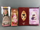 Group of Barbies in original boxes