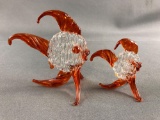 Hand blown glass fish