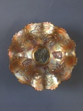 Antique Carnival Glass Candy Dish