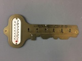 Vintage Advertising Majestic Electrical Supply Thermometer and Key decor