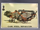 Case Steel Separator Metal Sign