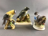 Group of Lefton China Hand Painted bird figures