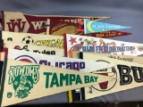 Group of Vintage Pennants