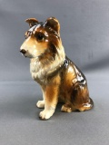 Vintage Lefton porcelain Collie dog figure