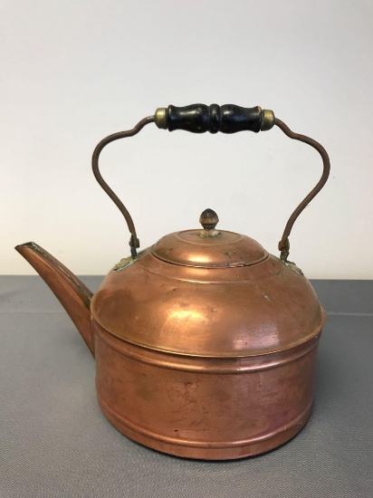 Antique Copper tea kettle