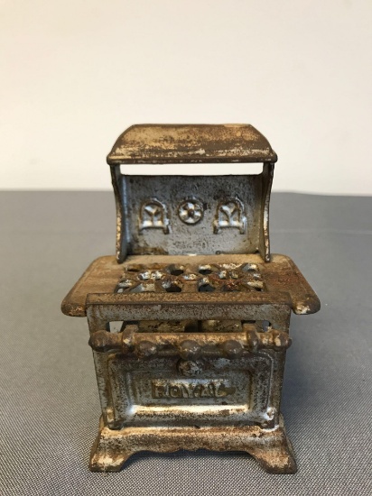 Antique Metal Royal Toy Stove