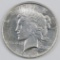 1923 D Peace Silver Dollar.