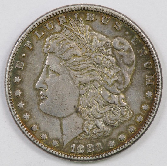 1883 P Morgan Silver Dollar.