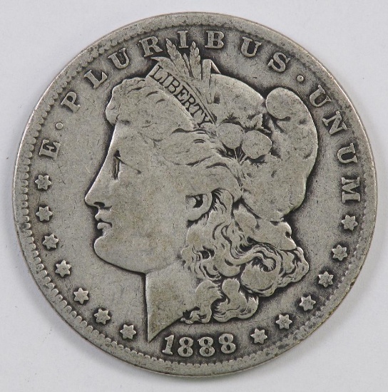 1888 O Morgan Silver Dollar.