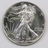 1993 American Silver Eagle Dollar One Ounce Silver.