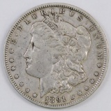 1891 O Morgan Dollar.