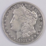 1921 D Morgan Silver Dollar.