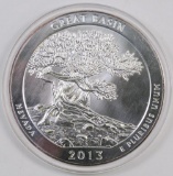 2013 Silver 5oz. Great Basin National Park America The Beautiful.