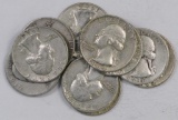 Lot of (10) Washington Silver Quarters.