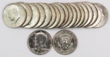 Roll of (20) 1971 D Kennedy Half Dollars.