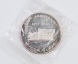 Morrison, Illinois 125th Year Commemorative .999 Fine Silver 1oz. Round.