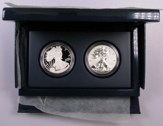 2012 American Eagle San Francisco Two-Coin Silver Proof Set.