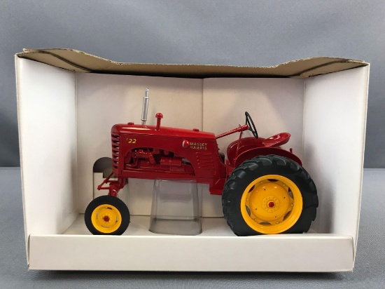 SpecCast Massey Harris 22 wide front die cast tractor in original box