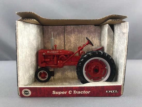 ERTL McCormick Farmall Super C die cast Tractor in original box