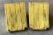 Pair of wheel chocks